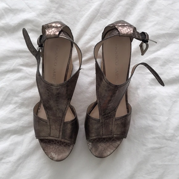 Franco Sarto wedge summer sandals heels - Picture 3 of 7
